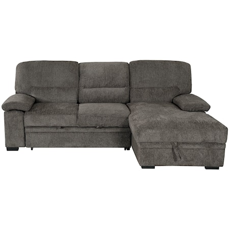 TESSA CHARCOAL 2 PIECE SLEEPER | SECTIONAL