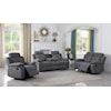 Titanic Furniture Treasure TREASURE GREY RECLINING SOFA AND | LOVESEAT