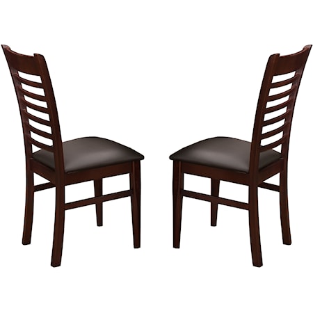 BRUCIE BROWN DINING CHAIR |