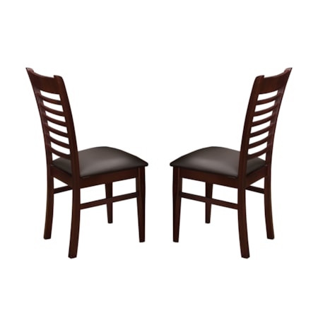 BRUCIE BROWN DINING CHAIR |