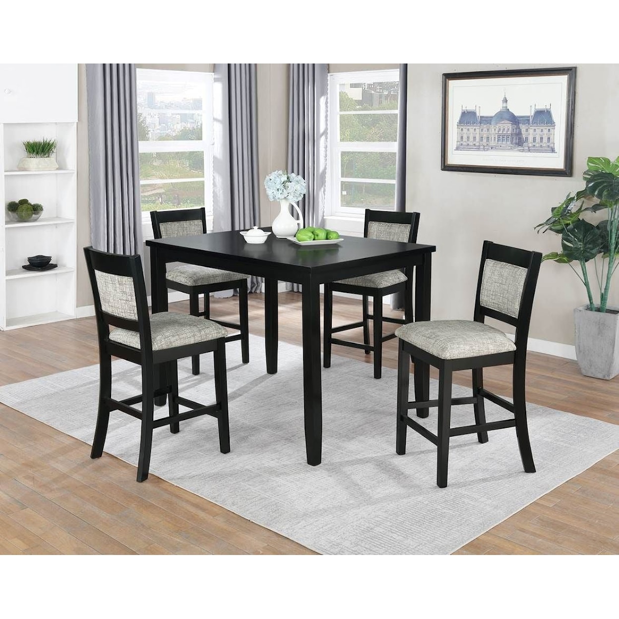 Vilo Home Jazz JAZZ BLACK 5 PC PUB SET | .