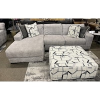 ZAFTIG DOVE 2 PC LAF SOFA CHAISE |