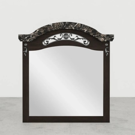 FELIPE DARK BROWN MIRROR AND | SUPPORTS
