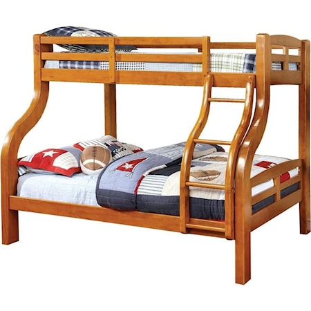 ESPRESSO SWOOP TWIN FULL BUNKBED |