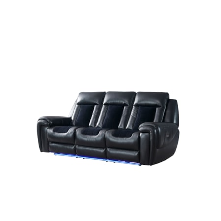 BLACKHAWK VELVET SEAT POWER SOFA |