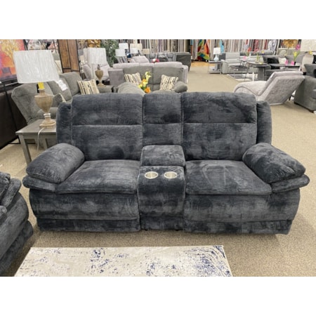 JONATHAN SLATE LOVESEAT W/ CONSOLE |