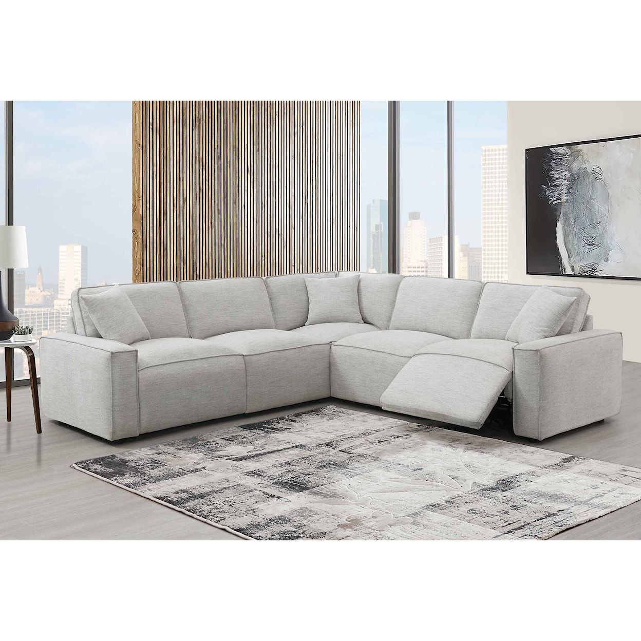 Global Furniture Albo ALBO SAND 3 PIECE SECTIONAL |