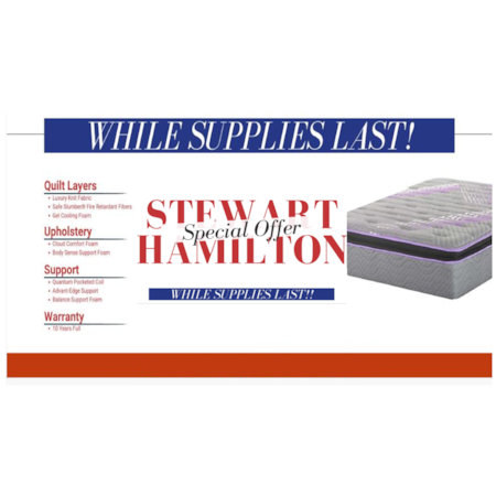 STEWART &amp; HAMILTON PILLOWTOP QUEEN | MATTRES