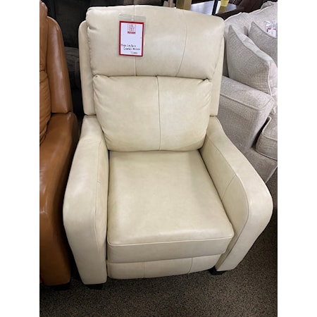 HIGH LEG BRIE LEATHER RECLINER |