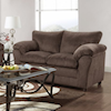 Washington Brothers Furniture Kaitlyn KAITLYN CHOCOLATE SOFA & LOVESEAT |