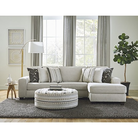 PERSIAN BEIGE 2 PIECE SECTIONAL | WITH RAF C
