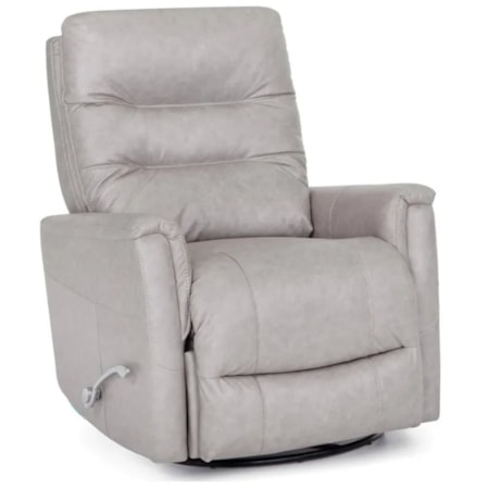 LEAH SILVER SWIVEL GLIDER RECLINER | .