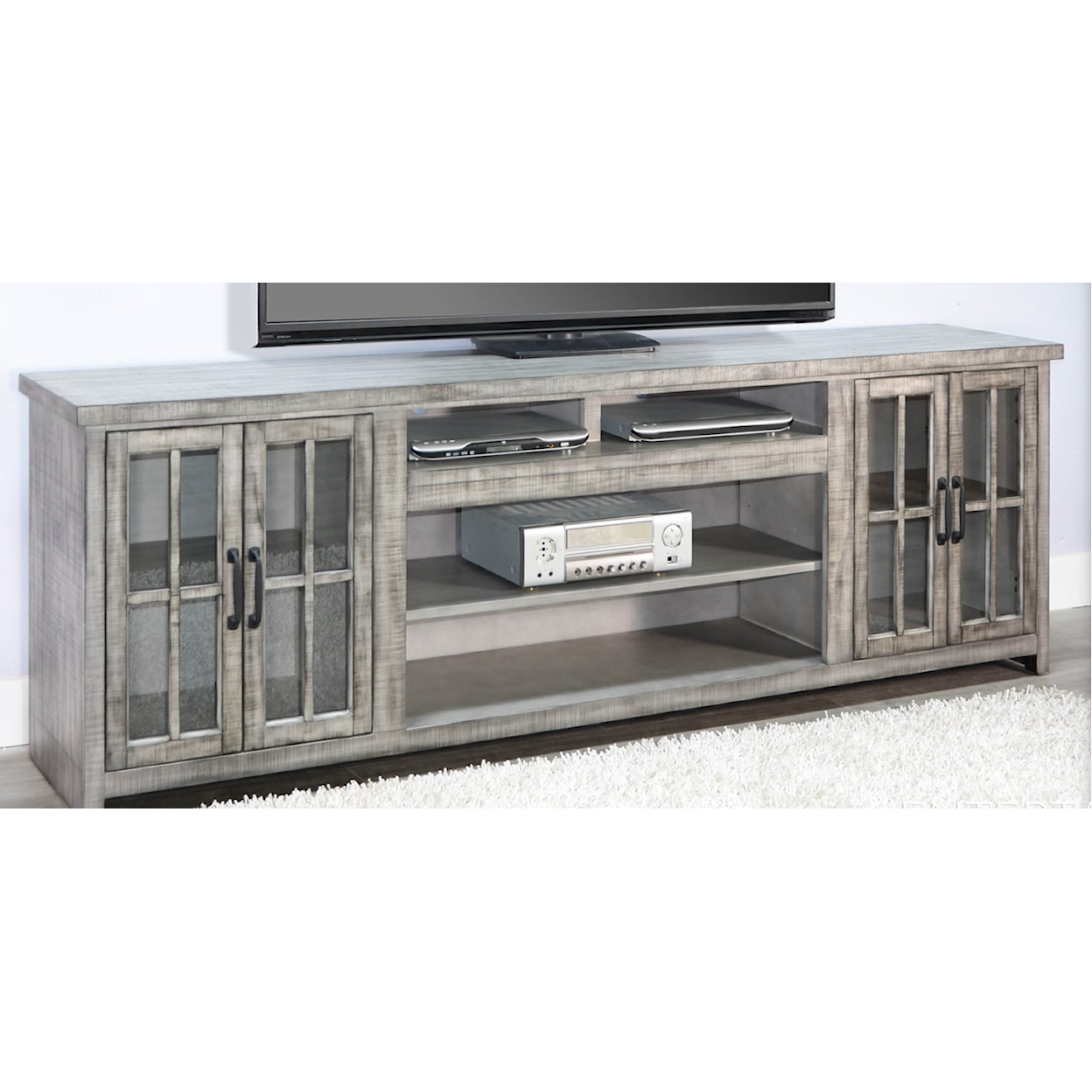 Sunny Designs Telluride MONTAUK GREY MEDIA CONSOLE |