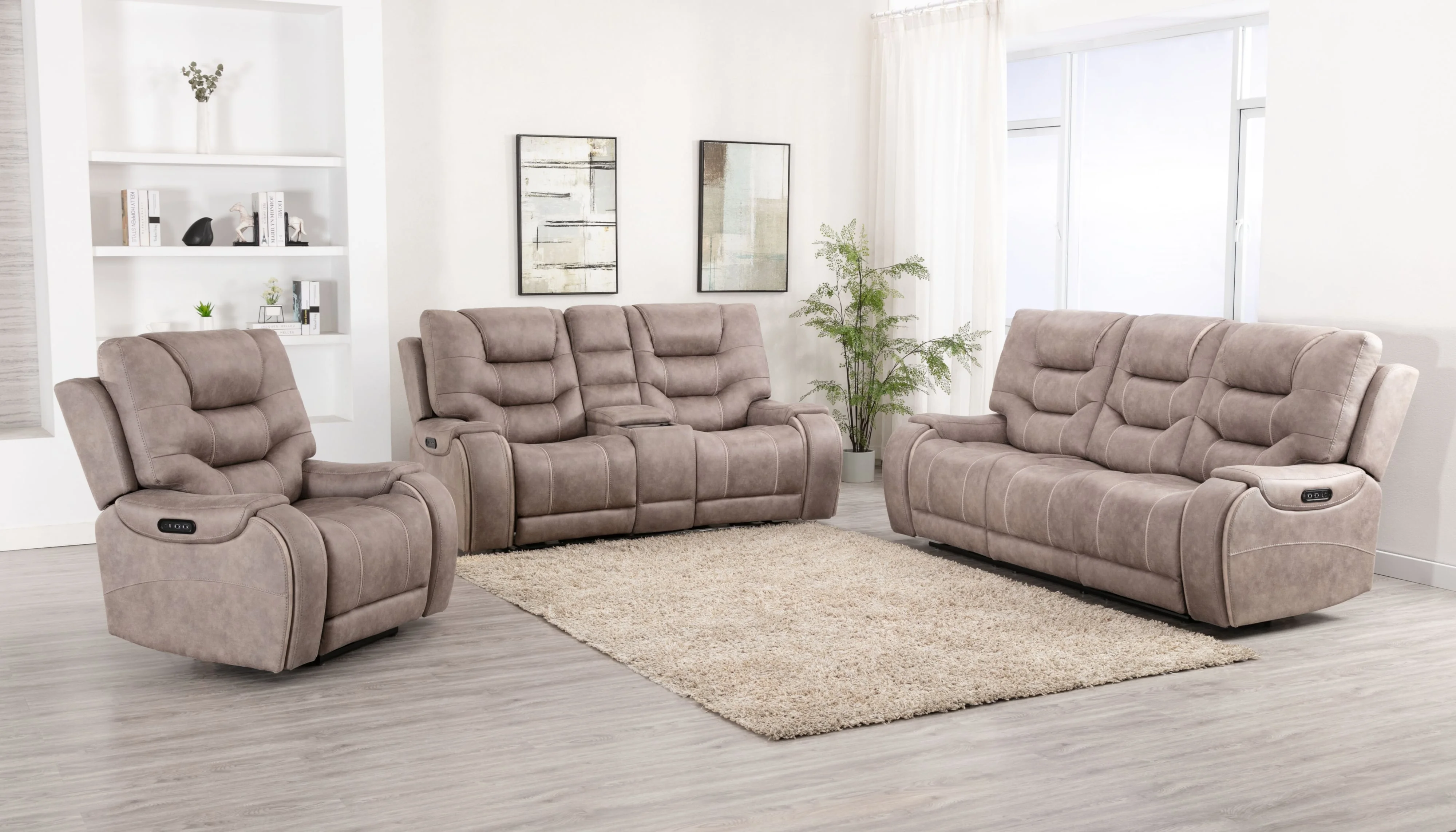 Canyon 3700 CANYON GREY SOFA & LOVESEAT | | 7 Day Furniture | Reclining ...