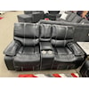 AC Pacific Luka LUKA BLACK RECLINING SOFA & | LOVESEAT