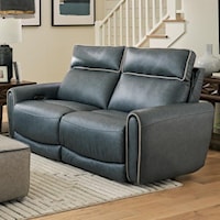 TWILIGHT SLATE RECLINING LOVESEAT | WITH DOUBLE POWER