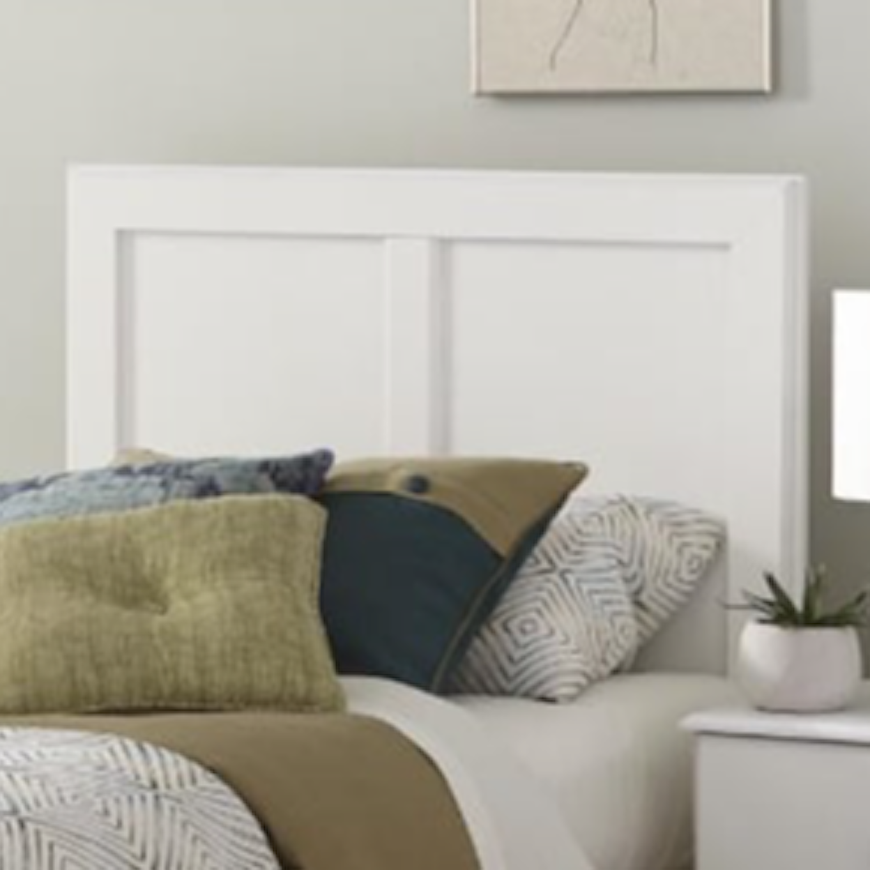 Kith Furniture Sawyer Bedroom SAWYER WHITE TWIN HEADBOARD |