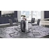 Global Furniture Salvador SALVADOR MODERN GREY AND WHITE, 5 | PIECE PU