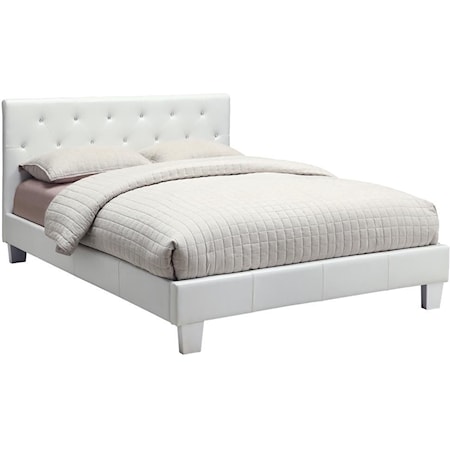 WHITE JEWELS KING BED | .