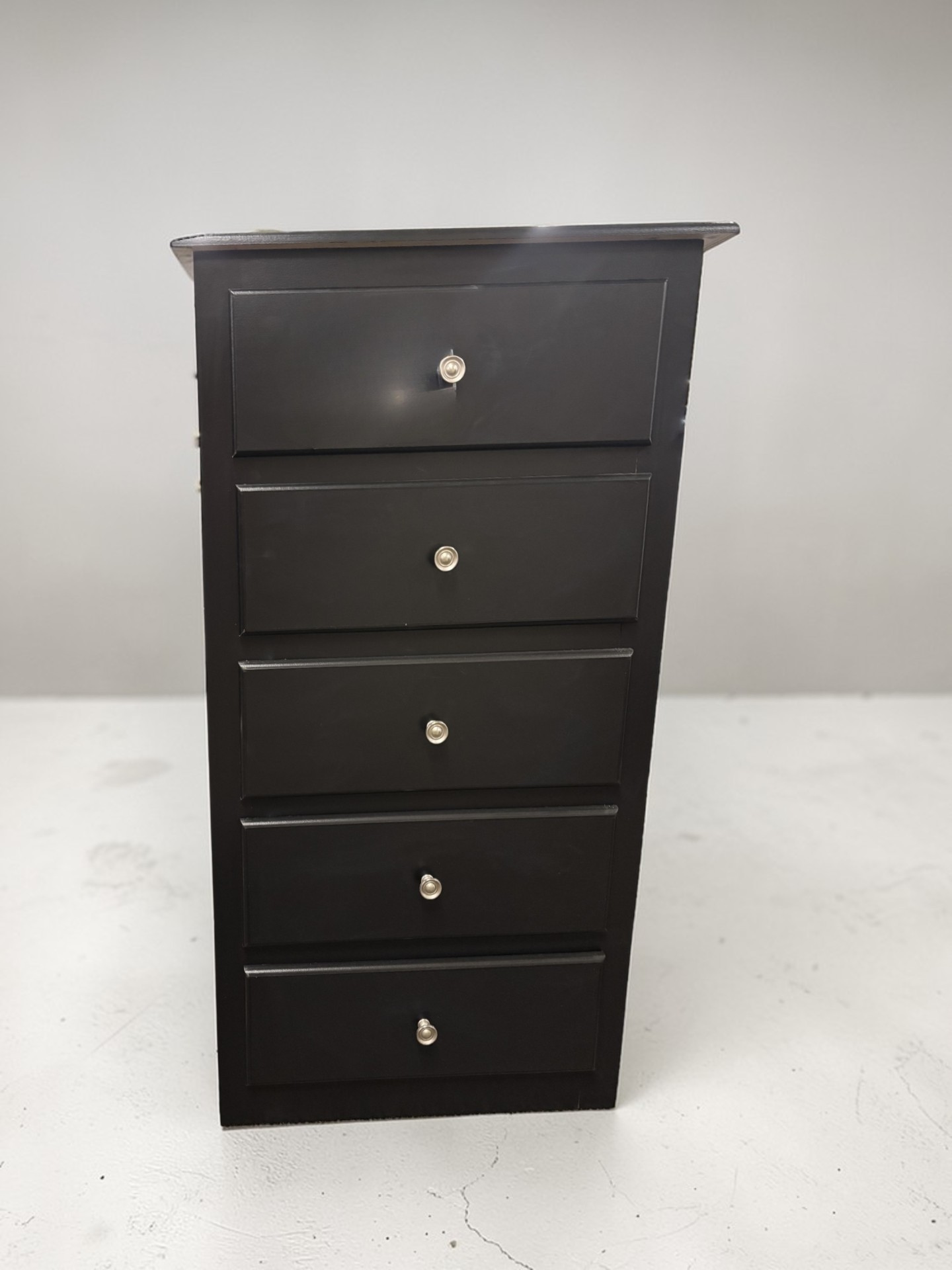 Dressers/Chests 68769 SOLID BLACK 32" 5 DRAWER CHEST | | 7 Day Furniture |  Chest - Chest of Drawers