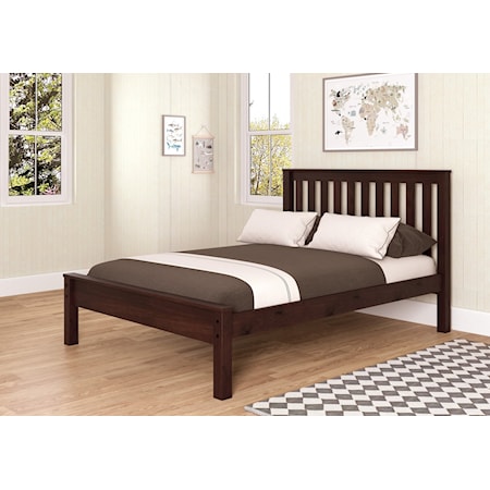 JAKE FULL CAPPUCCINO PLATFORM BED |