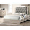 Poundex Ontario Bedroom Set ONTARIO WHITE KING BED |