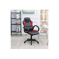 BLACK/RED ACCENT OFFICE CHAIR |