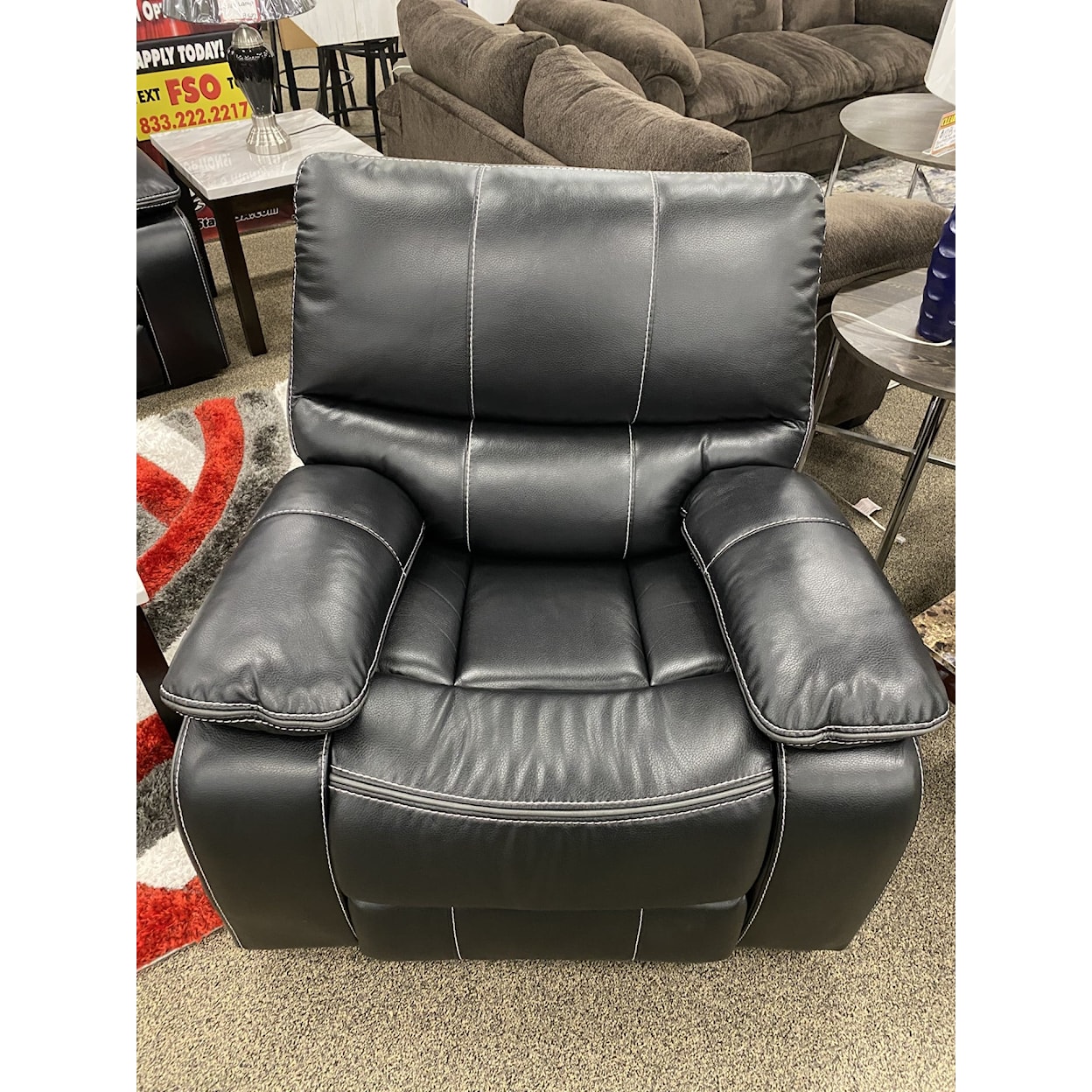 AC Pacific Luka LUKA BLACK RECLINER |