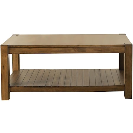 MISSION BROWN COFFEE TABLE | .