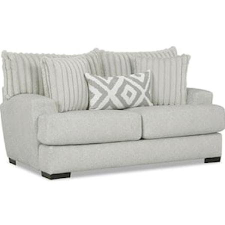 CLARISSA SILVER LOVESEAT |