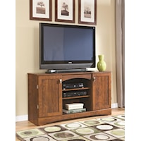 54" CHERRY ENTERTAINMENT | CENTER ASSEMBLED