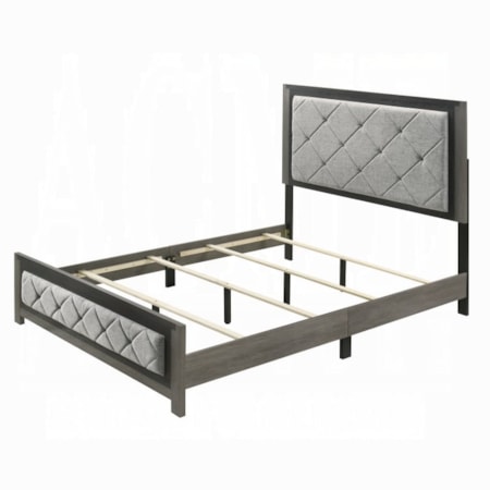 CASSIO TWO TONE GREY QUEEN BED |