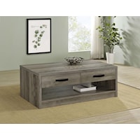 GREY WITH BLACK HANDLES COFFEE | TABLE