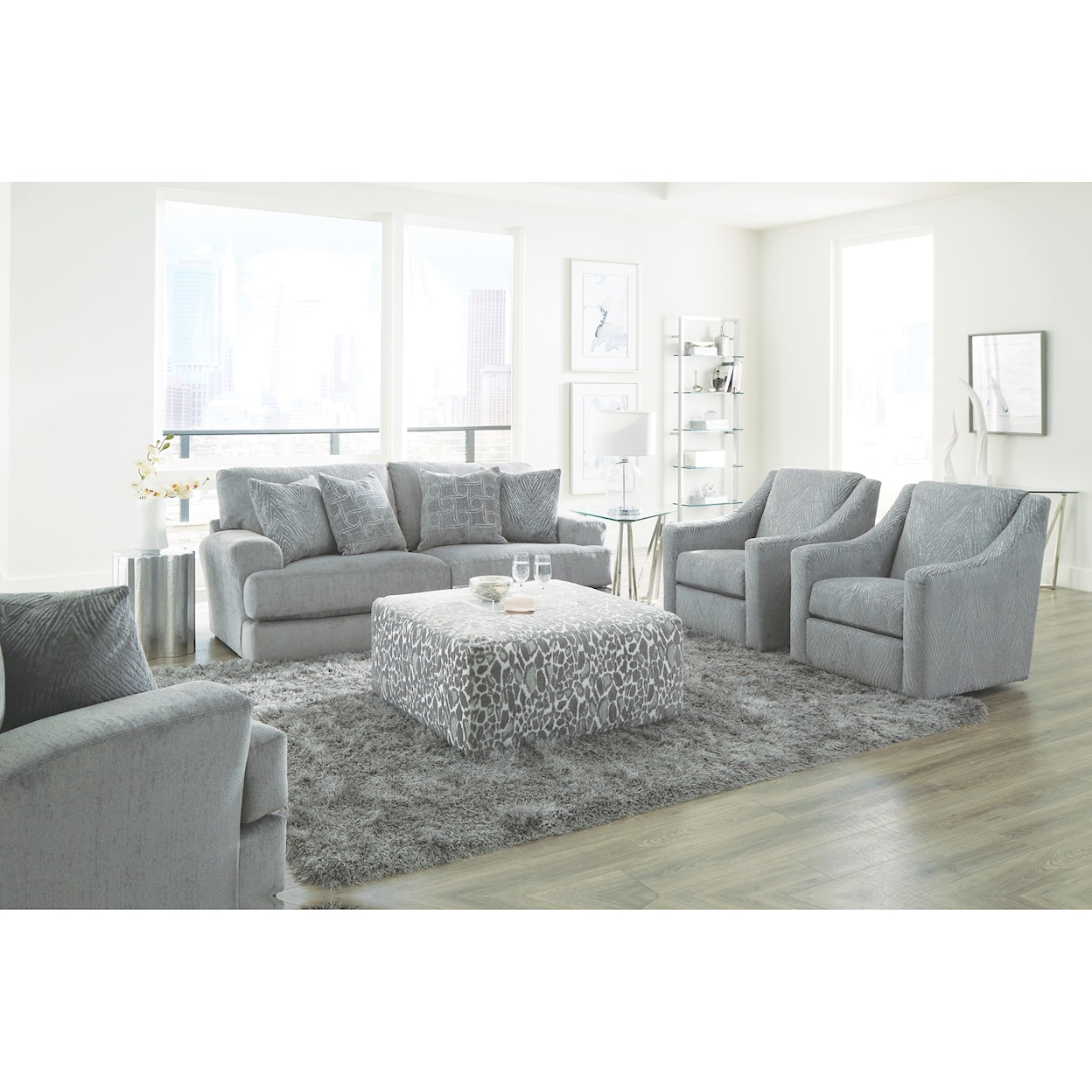 Jackson Furniture Mako MAKO GREY SOFA & LOVESEAT |