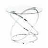 Coaster Occasional Sets CHROME ELLIPTICAL 3 PC OCCASIONAL |