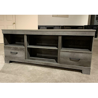 GAMRELL GREY 2 DRAWER | 65" ENTERTAINING CONSOLE