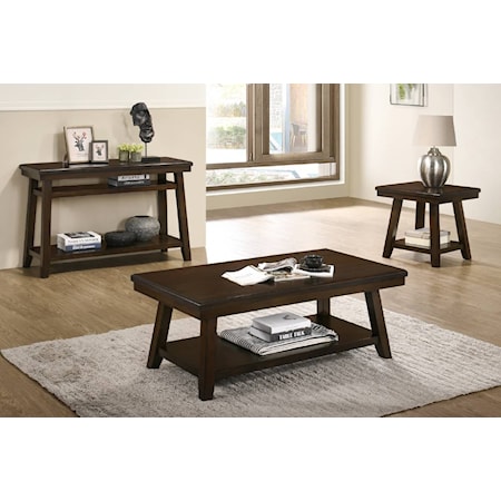 HODGE BROWN END TABLE |