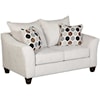 Affordable Furniture Anabelle ANABELLE WHITE LOVESEAT |