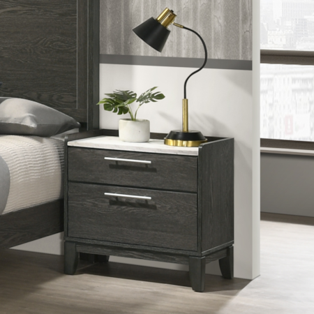 MIRI GREY NIGHTSTAND |