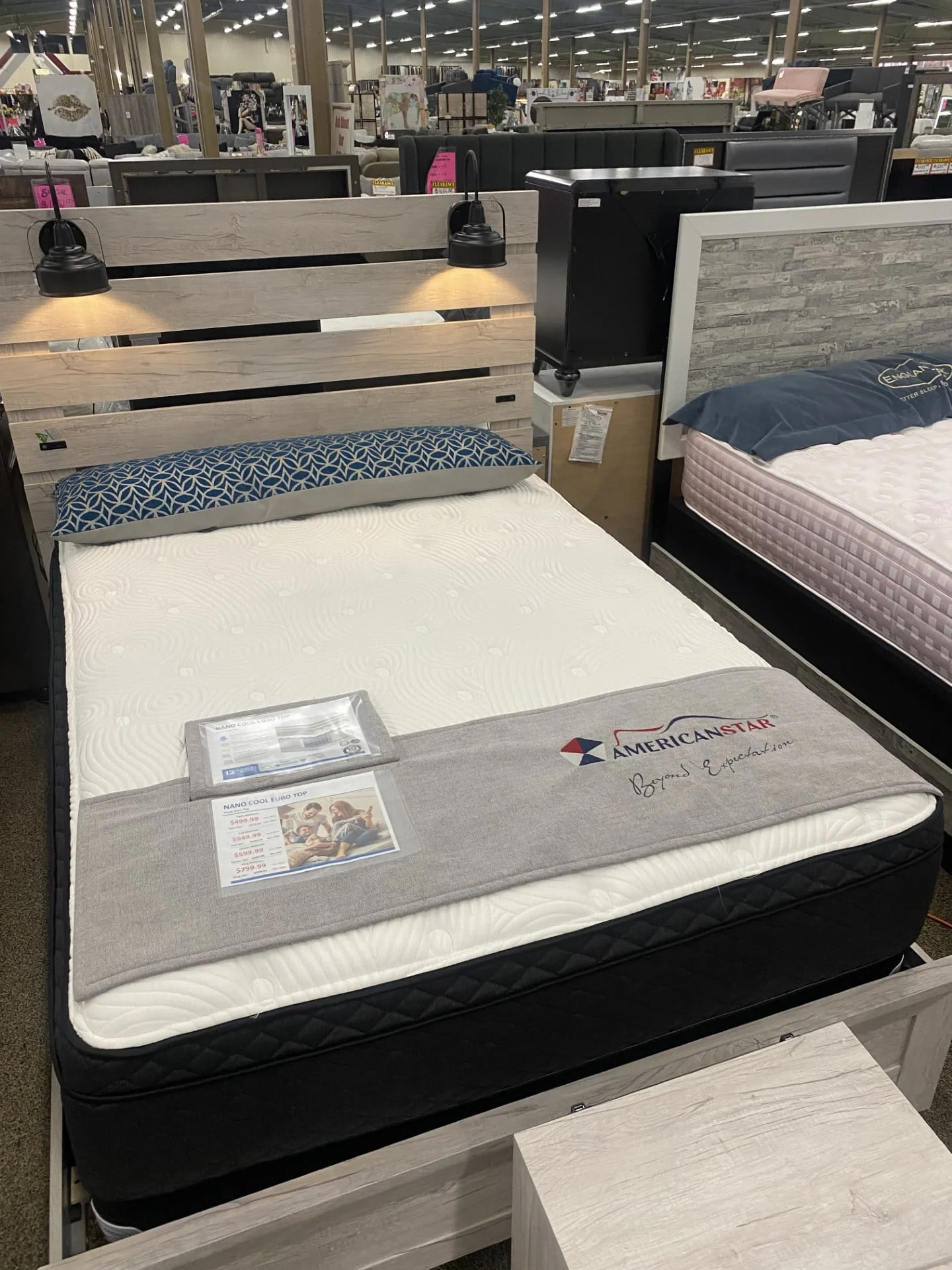 Nano Cool 9204 NANO COOL EURO TOP FULL MATTRESS . 7 Day Furniture