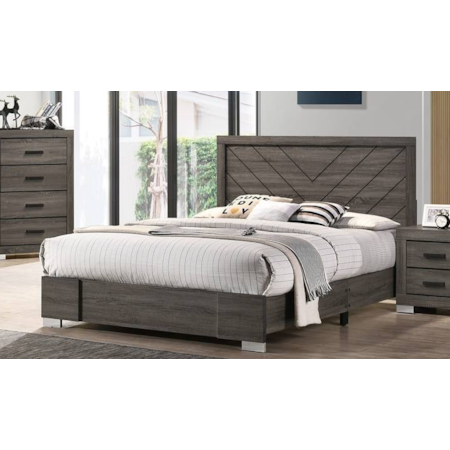 EMMITT GREY QUEEN BED |