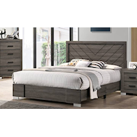 EMMITT GREY QUEEN BED |