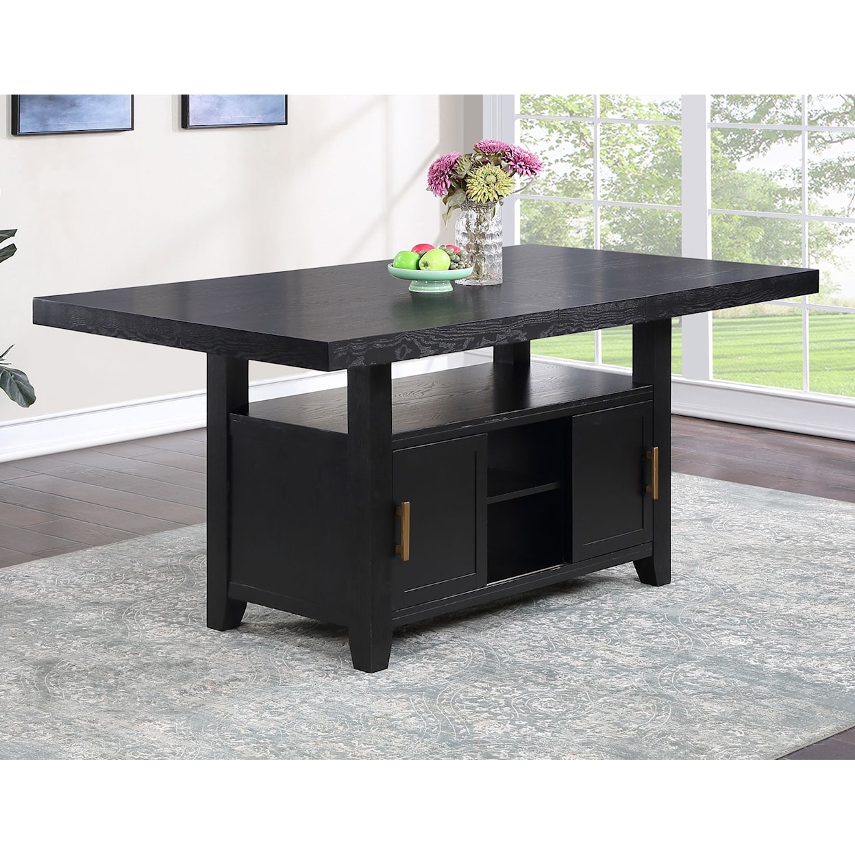 Steve Silver Eves EVES 78" COUNTER STORAGE TABLE |