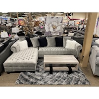 EVE PEWTER 2 PC SECTIONAL |