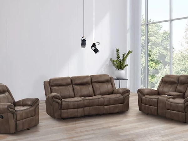 MARYVILLE BROWN SOFA AND LOVESEAT |