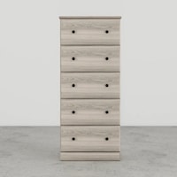 SWEDISH GREY ELM 32" 5 DRAWER | CHEST