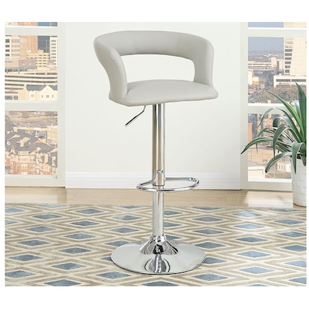 GREY BARSTOOL ADJUSTABLE |