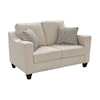 Fusion Furniture 3005 STANLEY SANDSTONE NITRO BEIGE LOVESEAT |