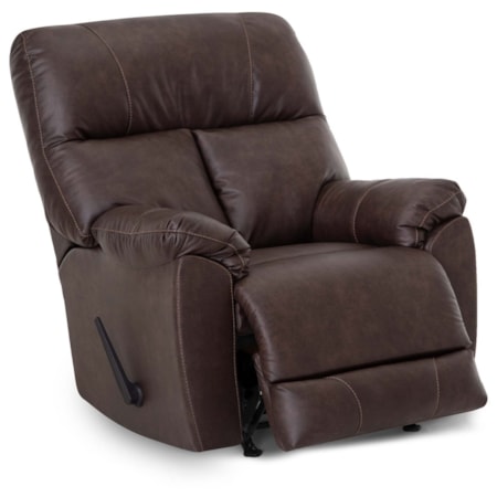 KENNETH CHOCOLATE SWIVEL ROCKER | RECLINER