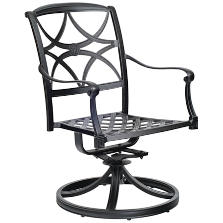 Swivel Rocking Dining Arm Chair